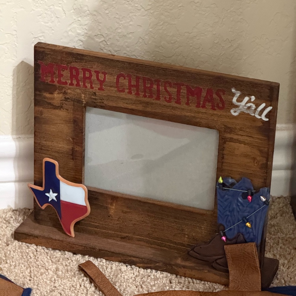 Texas Flag Cowboy Christmas Decor - Picture 3 of 4